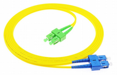 3.0mm Diameter Kabel SC-SC Simplex/Duplex Fiber Optic Patch Cord dengan Returnloss UPCSM≥50dB APCS≥60dB
