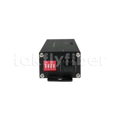 10 100 1000M Mini Type Industrial Media Converter dengan SFP Port untuk aplikasi suhu tinggi