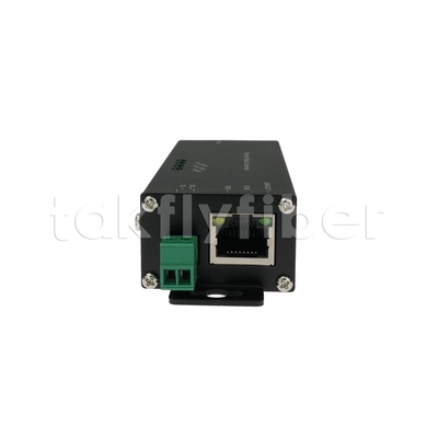 10 100 1000M Mini Type Industrial Media Converter dengan SFP Port untuk aplikasi suhu tinggi