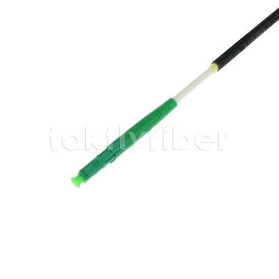 Telecom Grade CPR Dca Bersertifikat 4.5mm Double Shealth Fiber Optic Patchcord SM G657AB3 LSZH Black Jacket SCAPC ke LCAPC