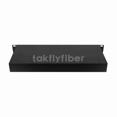 1U 19inch Rack Mount WDM 1x72 CATV PLC Splitter untuk Aplikasi GPON