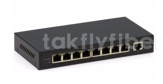 DF-1E-8EP 8-Port 10/100Mbps Fast Ethernet Switch dengan kelembaban 0-95%