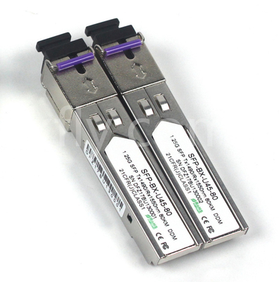 1.25G SFP BIDI Module Tx1490/Rx1550nm 80KM SMF DDM LC CISCO JUNIPER HUAWEI KOMPATIF