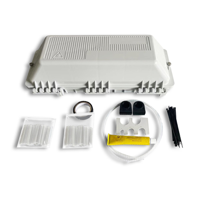 TK-SC-A18 128 inti Fiber Optic Splice Closure Box Dimensi berkurang untuk pemasangan yang mudah