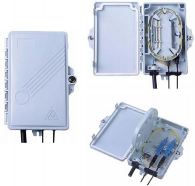FTTH Fiber Optic Termination Box cocok untuk digunakan baik di luar maupun di dalam ruangan