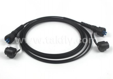 ODVA Waterproof Patch Cord 4.5-8.0nm Daya tahan kabel ≤ 0.2dB Dengan kabel optik pendukung