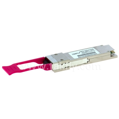 100Gbps QSFP28 ER4 Lite Optical Transceiver Hingga 27.952 Gbps Tingkat data per saluran