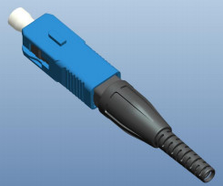 SC UPC/APC Tipe Fast Fiber Optic Connector Teknik tertanam mekanis dengan diameter serat 125μm 652 657