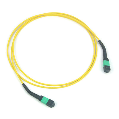 Kabel Trunk MPO/MTP 12/24/48/96/144 Core dengan Mode Serat 50/125um dan Selubung Luar PVC/LSZH Patchcord Serat Optik