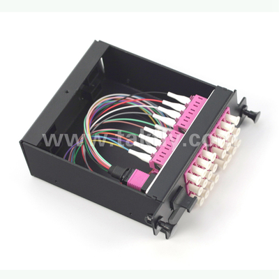 Baru dirancang MPO High Density Patch Panel dan Rack Mount dari ukuran kecil, ringan, tahan benturan