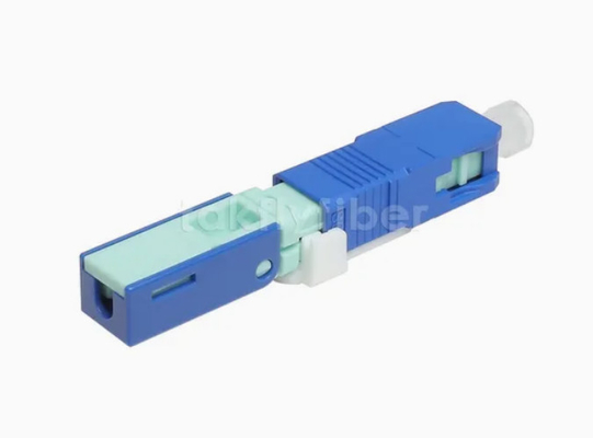 LC Connector Style SC Fast Connector untuk FIBER OPTIC CABLE Diameter Serat 0,125mm