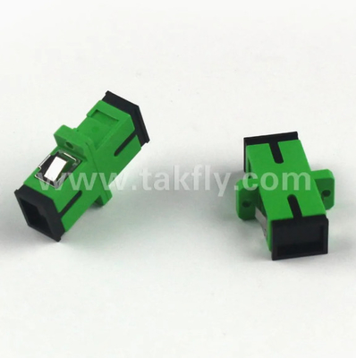 Adaptor Serat Optik Simpleks Dupleks FTTH SC sesuai RoHS Suhu operasi -40- 85C Kehilangan Kembali ≥45dB