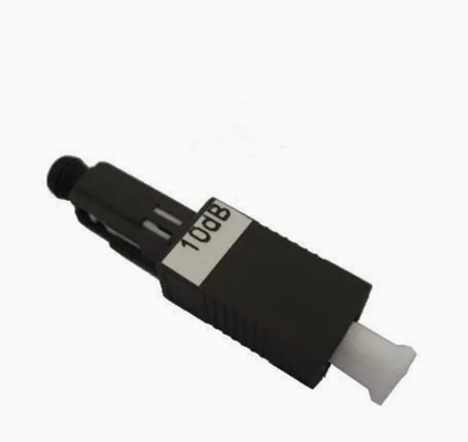 1310/1550nm Mu/PC Fiber Optic Attenuator -30dB Jangkauan Suhu Besar Pria ke Wanita