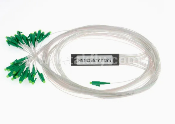 G657A1 Fiber Type Pre-Connector LC 1X8 900um Mini Steel Tube Fiber Optic PLC Splitter PDL≤0.4dB