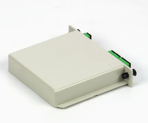 1x4 FTTX Gpon Fiber Casette Type LGX PLC Splitter dengan Konektor Sc/APC Keandalan dan stabilitas tinggi
