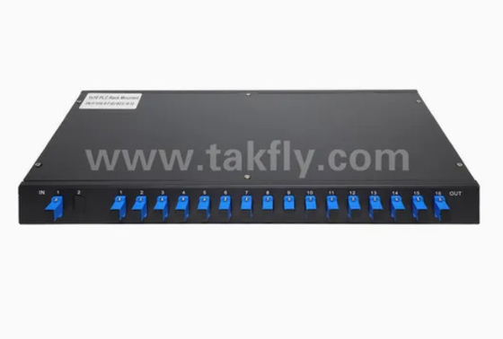Gpon Epon 32 Port Rack Mount Fiber Optical Splitter Sc/APC Connector Keandalan dan stabilitas tinggi