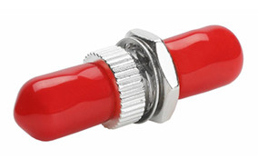 Fiber Optics Connector Model ST Adapter Waterproof untuk koneksi mulus