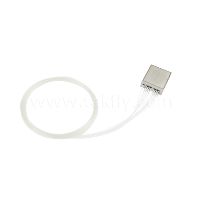 Tipe Industri 16CH Ultra Compact DWDM Mux Demux, 100GHz C18-C48, Panjang gelombang presisi tinggi, Outlet Serat Satu Sisi