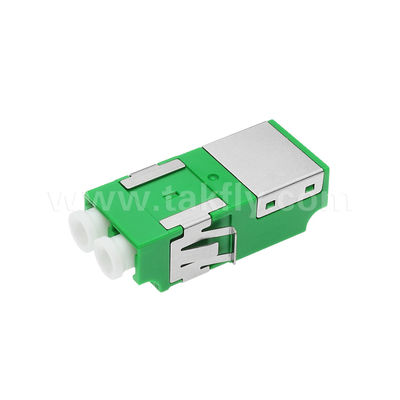LC Duplex Fiber Optic Adapter Dust Proof Waterproof dengan Low Insertion Loss