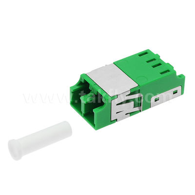 LC Duplex Fiber Optic Adapter Dust Proof Waterproof dengan Low Insertion Loss