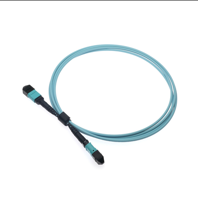 Kabel Serat Optik CPR MPO MTP yang disesuaikan 62.5/125um Breakout Length 1.5M untuk Transmisi Data yang lancar