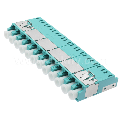 Adaptor Fiber Optik LC Kepadatan Tinggi 6/8/12 Arah APC UPC Single/Multi Mode