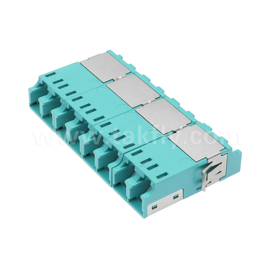 Adaptor Fiber Optik LC Kepadatan Tinggi 6/8/12 Arah APC UPC Single/Multi Mode