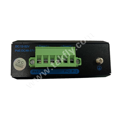 Industrial Gigabit POE Switch dengan 1 SFP Port dan DIN-Rail Mounting