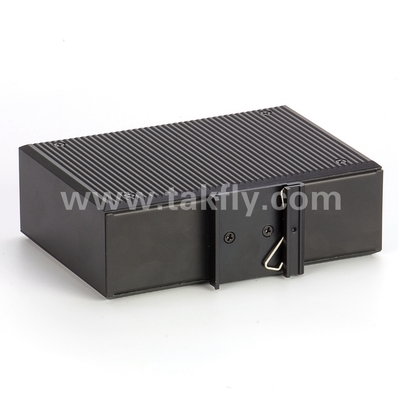 8-Port Industrial Gigabit POE Switch dengan SFP DIN-Rail Mount