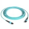 Kabel Patch Fiber MTP 16 Inti OM4 Konektor MPO-MPO