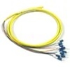 OM3 SC Serat Optik Pigtail Multimode Duplex PVC Sheath