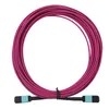 Kabel Fiber Optik MPO MTP OM4 Kehilangan Rendah untuk Pusat Data