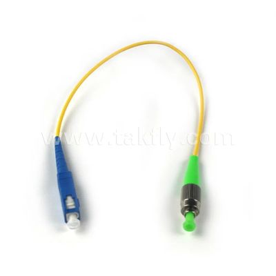 Kabel Patch Fiber SC ke FC Single Mode 9/125 3m 5m 10m Panjang Kustom