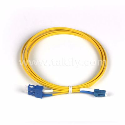 Kabel Patch Fiber SC ke FC Single Mode 9/125 3m 5m 10m Panjang Kustom