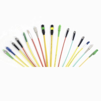 Kabel Patch Serat Optik SC/LC/ST/FC Kekuatan Tarik 100N PVC/LSZH