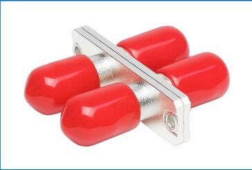 Adaptor Logam Dupleks ST-Tipe Persegi Panjang SM/MM Rendah IL 0,2dB