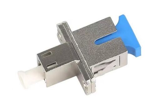 LC-SC SX Single Mode, Multimode Fiber Optic Adapter Flange untuk Telekomunikasi