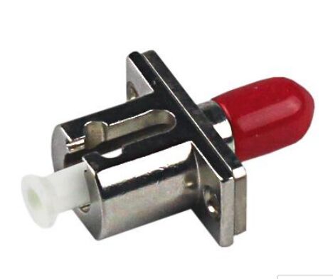 LC-ST SX Single Mode, Multimode Fiber Optic Adapter Flange untuk Telekomunikasi