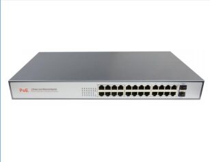 Sakelar Serat PoE Gigabit Penuh 26-Port (DF-2F-24GP)