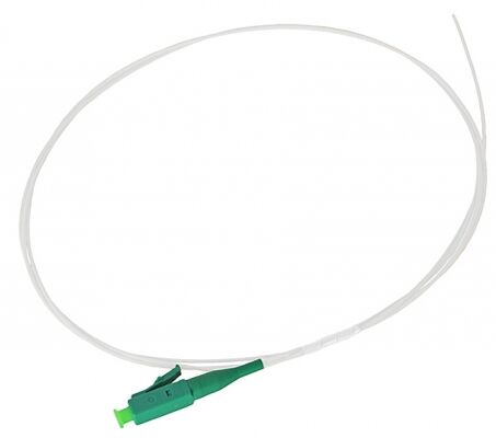Pigtail Fiber Optik LC Simplex 0.9mm dengan Kehilangan Sisipan Rendah untuk Aplikasi Telekomunikasi