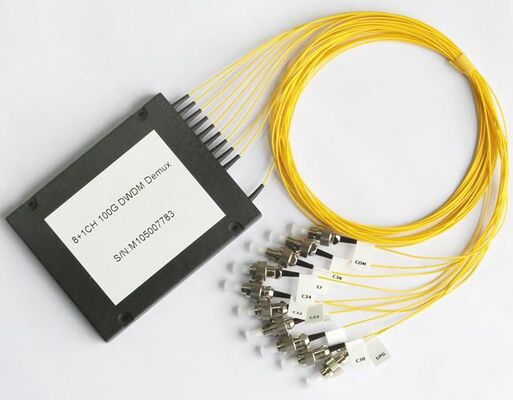 8 Saluran 100GHz Divisi Panjang Gelombang Padat Multiplexer