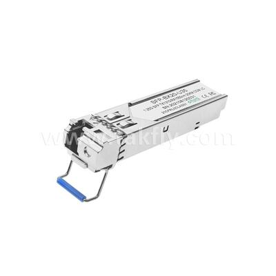 Modul Transceiver SFP 1.25gbps 20km LC Jangkauan Tx1310nm/Rx1550nm Dua Arah untuk Pusat Data FTTH FTTX