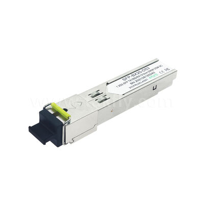 SFP Optical Transceiver Module 1.25Gbps 20KM SC Bi-Directional untuk Pusat Data FTTH FTTX