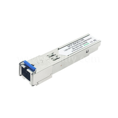 SFP Optical Transceiver Module 1.25Gbps 20KM SC Bi-Directional untuk Pusat Data FTTH FTTX