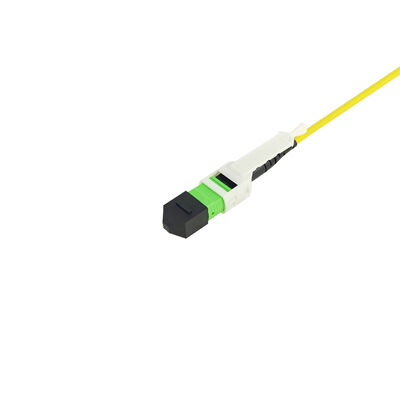 Konektor Fiber MPO MTP dengan Pull Tab SM MM OM3 OM4 OM5 Kabel Breakout Fiber Optik Patchcord/Kabel Patch Fiber Optik/Kabel Trunk Fiber Optik/Kabel Fanout Fiber Optik untuk Kepadatan Tinggi