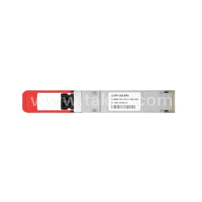 Modul Transceiver Optik QSFP+ 40Gbps CWDM 40KM untuk Pusat Data FTTH FTTX