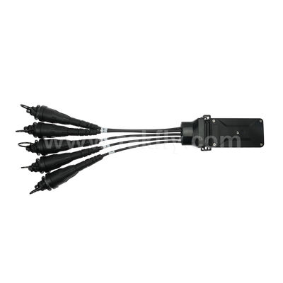 Penutup Mini FiberHub 1x4 Tahan Air PENUTUP ITU-T SM G657A2 Kabel 2.0mm Fiber Optik PLC Splitter IP68