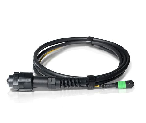 MPO- SM G657A2 tahan air 2.0mm Kabel Serat Optik PLC Splitter IP68