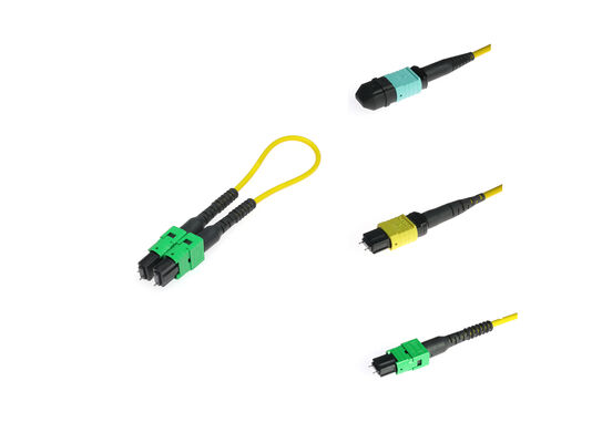 Powder Coating Multi Fiber Push On MPO MTP Connector Solusi tahan lama untuk aplikasi pusat data dan telekomunikasi