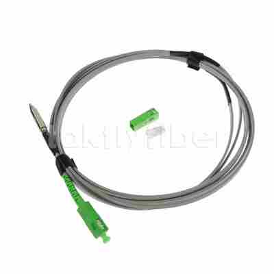 2.0*5.2mm SC/APC ke SC/APC Rakitan Kabel Fiber Drop yang Dapat Didorong untuk FTTH dan FTTP